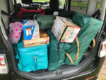 軽自動車(タント)に詰め込んだキャンプ用品
