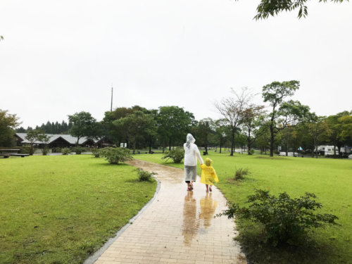 ひなもりオートキャンプ場の景色