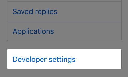 GitHubの開発者設定