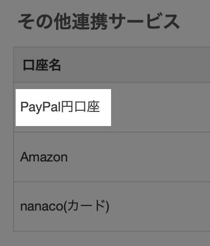 PayPal円口座に名称変更